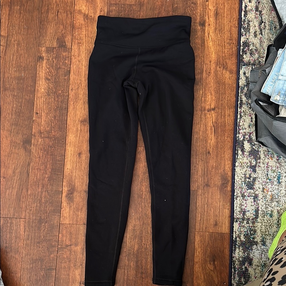 Women’s Athleta Black Leggings fleece-lined
